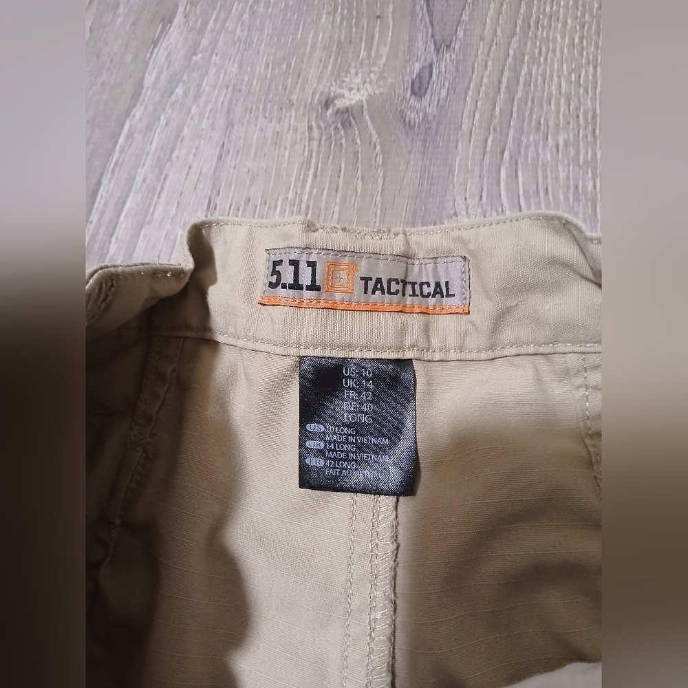 511 Tactile Womens Work Pants. Khaki. Size 10. Fixed Waistband. Many Pockets. - Picture 6 of 9